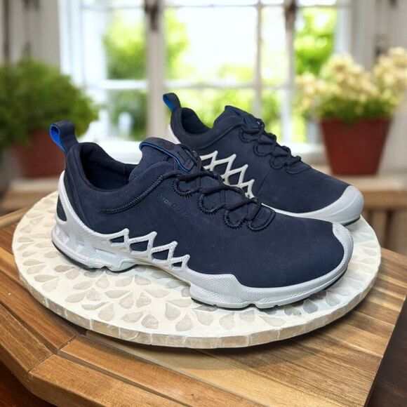 ECCO BIOM AEX Luxe HYDROMAX Leather Supportive Men’s Trainer Night Sky EU 40 main image 12